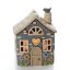 Świecznik ceramiczny Letni domek 22 cm