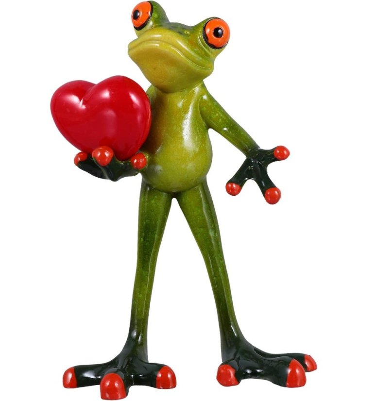 Frog with a Heart statuette
