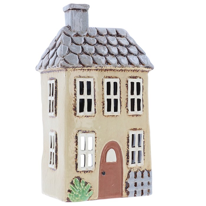 Keramický svícen Domek 23 cm