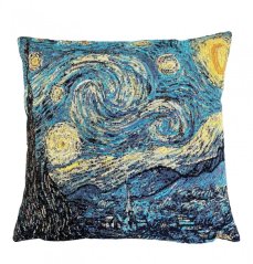 Gobelinowa poszewka na poduszkę Gwiaździsta noc, Vincent van Gogh 45x45 cm