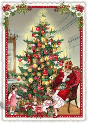 Christmas card Nicholas is sleeping 10,5 x 15 cm