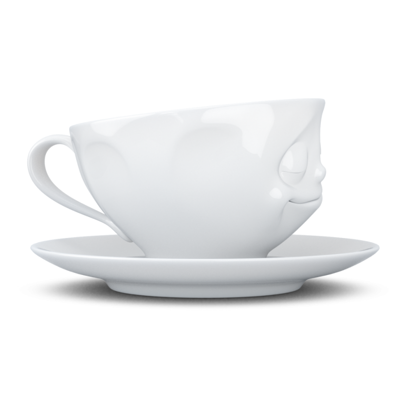 Hrnek na espresso s uchem "Zmatený", 80 ml