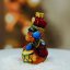 Collectible glass tree ornament Circus Bear