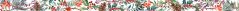 Christmas fabric ribbon Cones and berries 3,8 cm x 15 metres