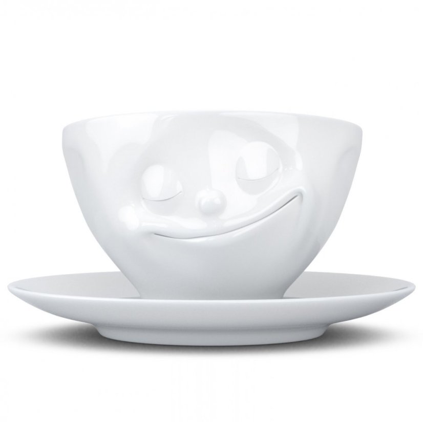 Hrnek na espresso s uchem "Zmatený", 80 ml