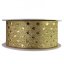 Vianočná látková stuha Bodky 4 cm x 15 metrov Vianočná látková stuha Bodky 4 cm x 15 metrov