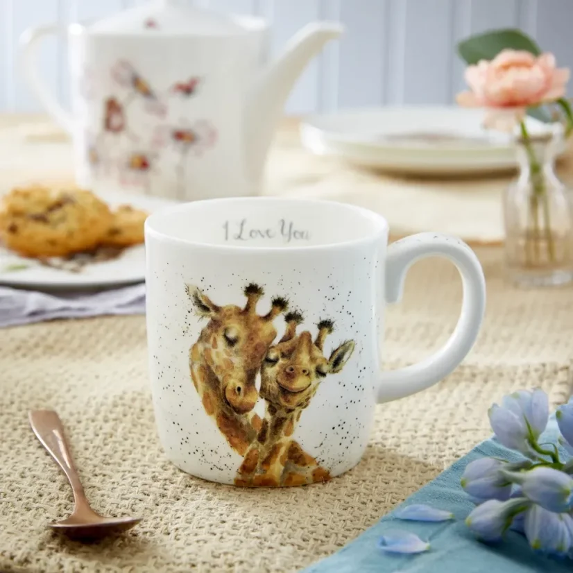 Porcelánový hrnek Žirafy - Miluji tě 310 ml