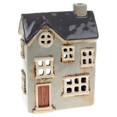 Ceramic candle holder House 19 cm
