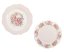 Sada dvou porcelánových talířů Pivoňky 20 cm