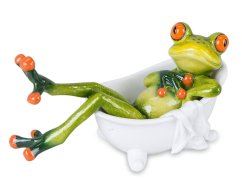 Soška Žaba ve vaně