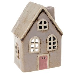 Ceramic candle holder House 16 cm