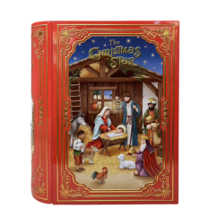 Plechová dóza Velká kniha V Betlémě
