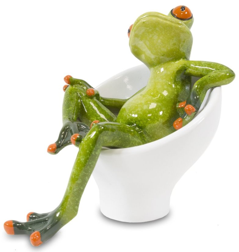Frog in a chair