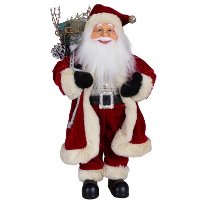 Santa Christmas decoration – red, 45 cm