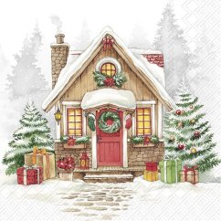 Świąteczne serwetki papierowe Christmas House 20 szt