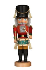 Sběratelská dřevěná figurka Louskáček Bubeník 40 cm