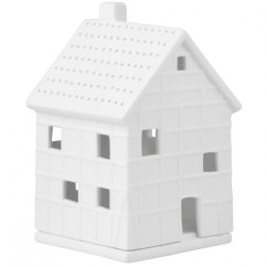 Porcelánový svícen Domek 12 cm