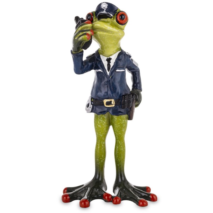 Soška Žaba Policista