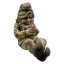 Ceramic garden gnome with a patina – Resting, 46 cm