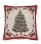 Christmas pillowcase with motif Decorated tree 45x45 cm