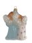 Collectible glass ornament for tree Couple of Angels