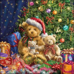Christmas paper napkins Teddy Bears 20 pcs