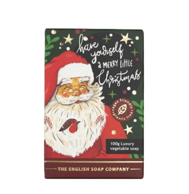Vianočné tuhé mydlo Santa 100g
